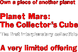Planet Mars: The Collector's Cube